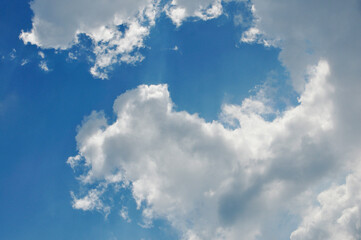 blue sky with clouds