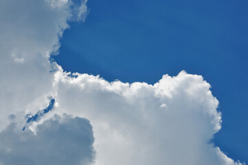 blue sky with clouds