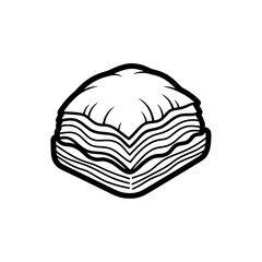 Stacked burgers with lettuce and bun on black background