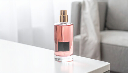 Luxury Interior Scent on Small Table by Window Pattern – High-End Lifestyle