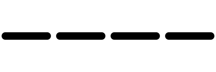 Straight line, stripe series from thin to thick. vector ilustration