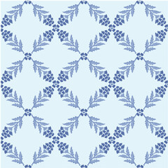 floral damask pattern repeat vector file boho floral flower damask pattern, floral tile print