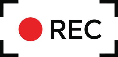 Recording in progress with REC symbol and frame indicator