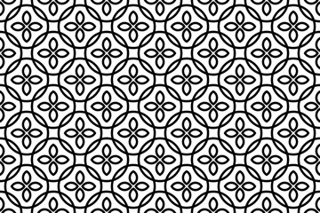 Floral Circle Seamless Pattern