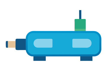 Fototapeta premium bluetooth car adapter on white background