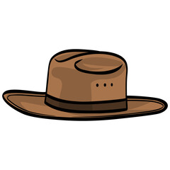 Cowboy Hat Cap Illustration