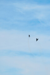IAI Kfir Fighter Jet in Flight Against Blue Sky