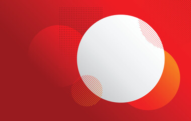 red and white modern abstract background design