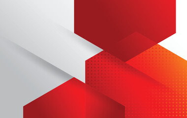 red and white modern abstract background design