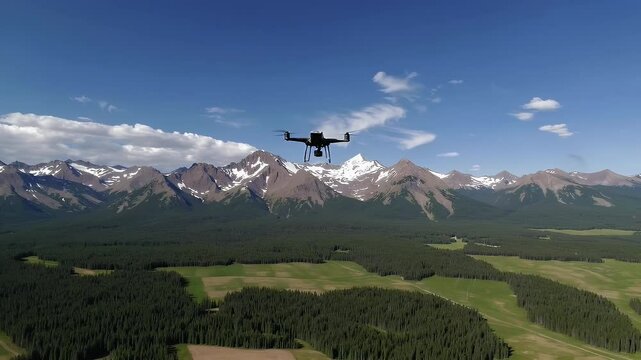 aerial summer footage of colorado&rsquo;s mount sopris and nearby peaks surrounded by farmland with a sweeping view of snow dusted wilderness under sunny skies ideal for showcasing high altitude beauty