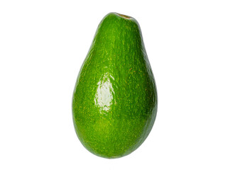 High Quality PNG of fresh avocado isolated on white background.