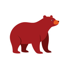 Fototapeta premium vector illustration of bear