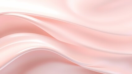 幾重にも重なるピンクの滑らかな光沢ウェーブ44