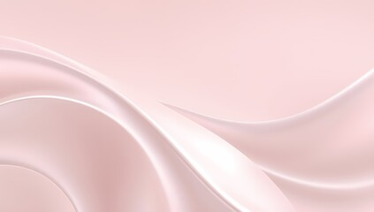 Obraz premium 柔らかな光を帯びたピンクとラベンダーの抽象ウェーブ5