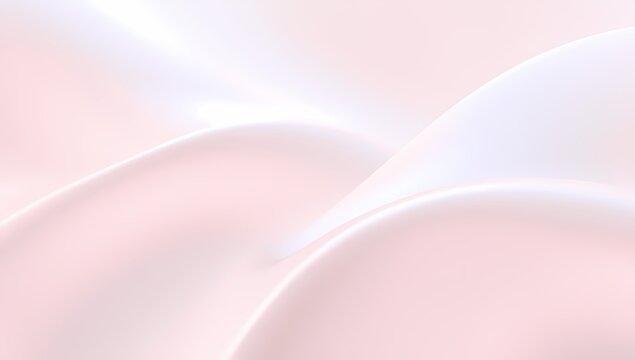 柔らかな光を帯びたピンクとラベンダーの抽象ウェーブ8