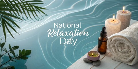 National relaxation day spa wellness and self care