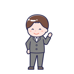 会社員／ななめ／男性 04