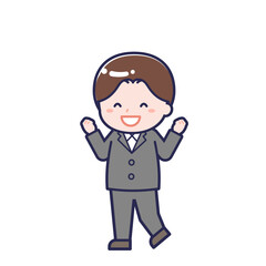 会社員／ななめ／男性 07