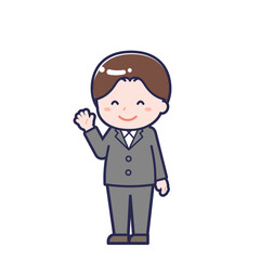 会社員／ななめ／男性 10