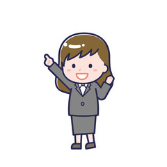 会社員／ななめ／女性 05