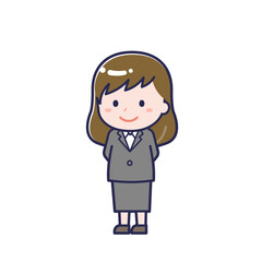 会社員／ななめ／女性 28