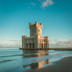 castle in the sea