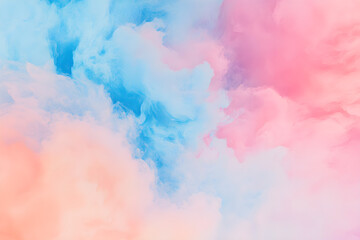 Pink blue smoke background