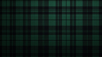 A vintage-inspired Black Watch Tartan background with faded fabric texture, highlighting dark green and navy plaid with black accents in a timeless 4K resolution.