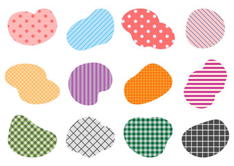 カラフルな流体シェイプ