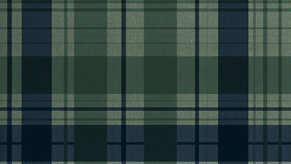 A Black Watch Tartan background with a soft watercolor effect blending dark green, navy, and black lines, creating a delicate, painterly, high-resolution artistic design.