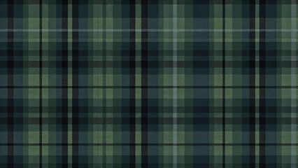 A Black Watch Tartan background with a soft watercolor effect blending dark green, navy, and black lines, creating a delicate, painterly, high-resolution artistic design.