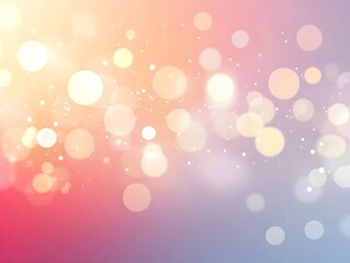 bokeh light vector effect, circular light dots in soft gradient overlaying white background

