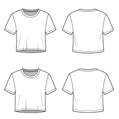 Cropped Canvas: Front & Back