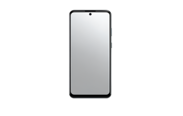 Minimalist Smartphone Mockup Floating Vertically, Front Screen View, Isolated on Transparent Background