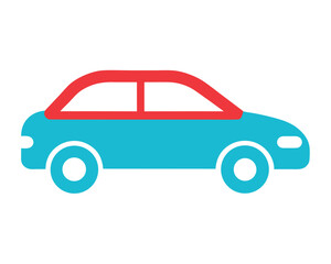Compact Car Icon Simple Vehicle Illustration Design Ai Generated