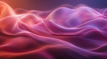 Obraz premium Abstract flowing fabric textures in vibrant colors