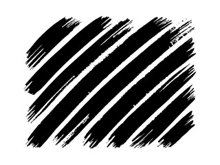 Stylish trendy brush stroke design in black ink and watercolor paint with grunge textured backdrop. Perfect for dirt banners, creative abstract art and textured compositions.