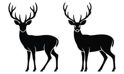 deer silhouette vector