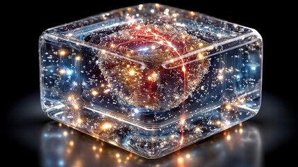 Cosmic Cube: A Universe Encased in Ice