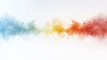 Obraz premium Mesmerizing abstract smoke background, a kaleidoscope of vivid colors and seamless blend
