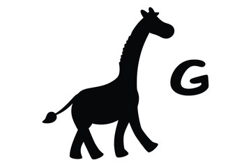 giraffe cartoon illustration