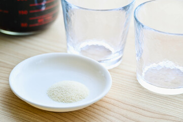 コーヒーゼリー作り