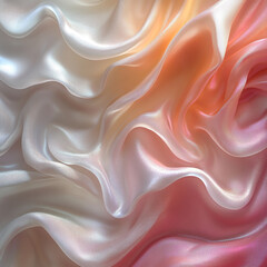 Obraz premium Silk-Like Dynamic With Gradient Organic Flowing Textur