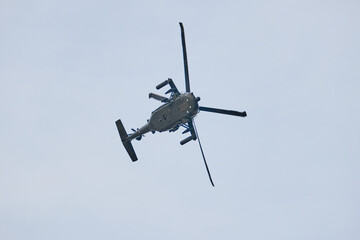 Colombian Air Force Black Hawk Helicopter in Flight
