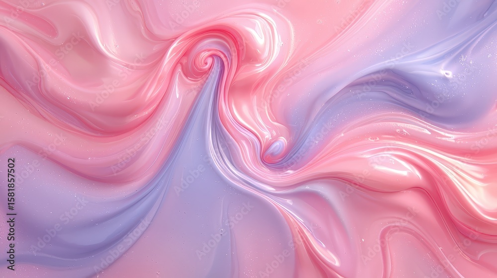 Sticker dynamic pink and blue abstract background design for modern visual projects vivid
