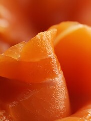 Close Up of Fresh Salmon Pieces, Detailed Texture and Color.