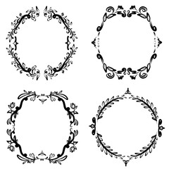 set of decorative frames