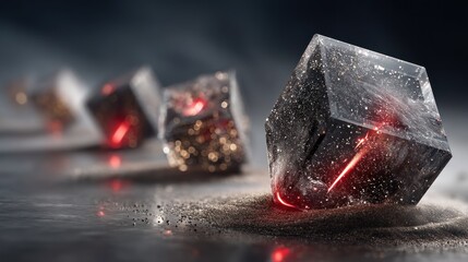 Crystalline Cubes: A Digital Art Exploration