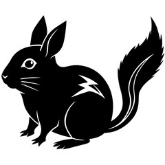 vector image of a squirrel