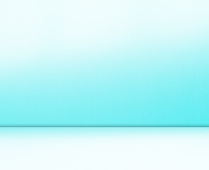 Blue background, wall summer backdrop, studio room loft table with natural shadow on wall floor,...